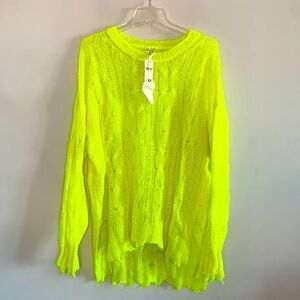 Anthropologie Posey Stitchy Distressed Sweater